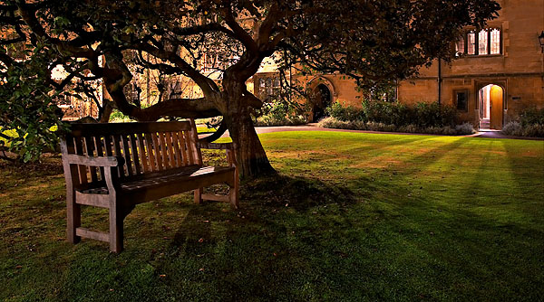 Bodley's Court within King's College at Cambridge University in England